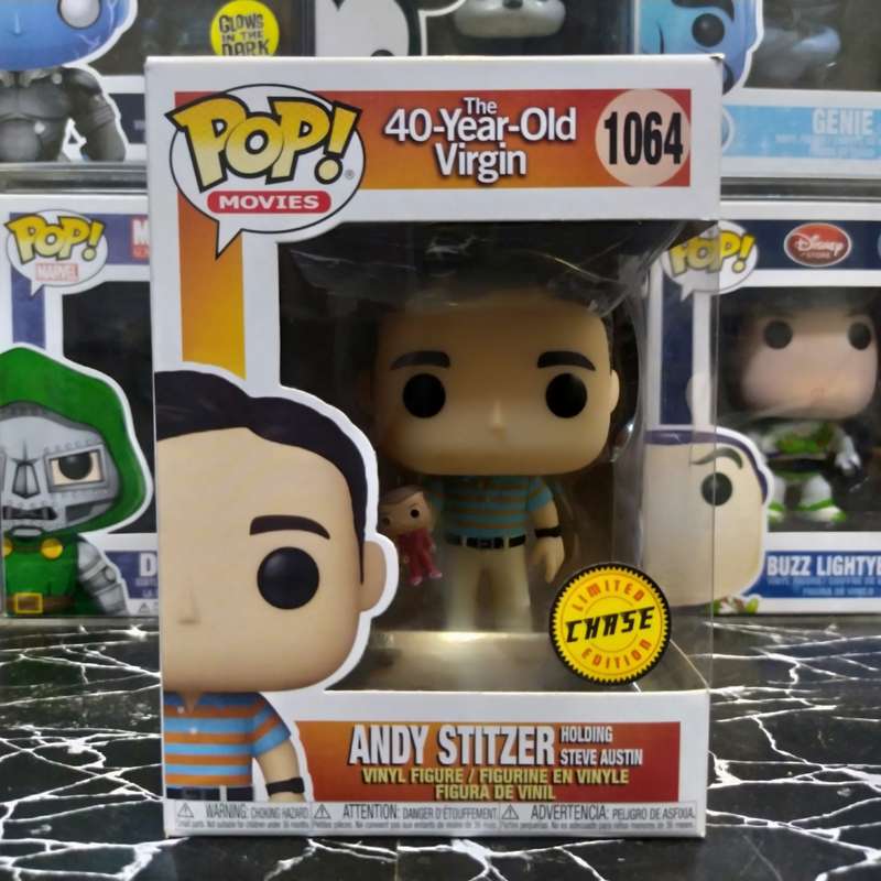 Movies #1064 The 40 Year Old Virgin Andy Stitzer Chase Funko Pop