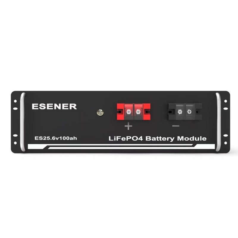 ESENER 2.56Kwh 25.6V 100AH Rack Mount Lithium Battery