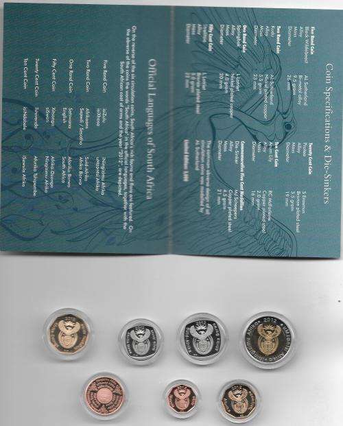 PROOF COIN SET 2012 WITH SPECIAL 5c IN BOX