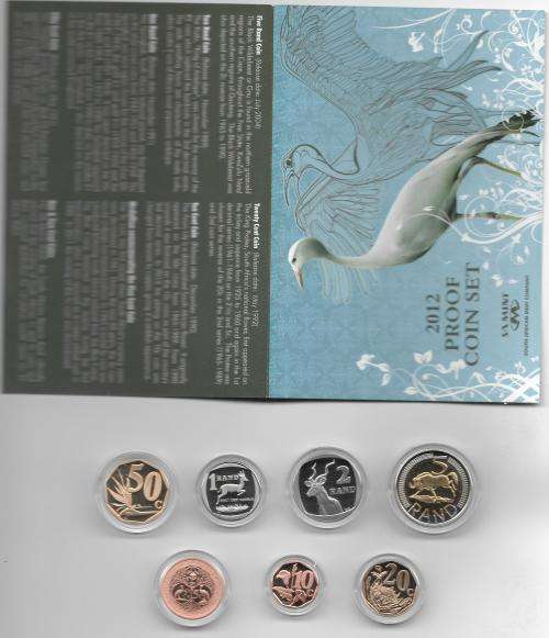PROOF COIN SET 2012 WITH SPECIAL 5c IN BOX
