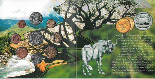 SOUTH AFRICA UNCIRCULATED COIN SET 2002