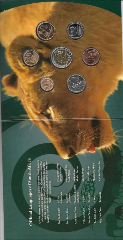 2011 SOUTH AFRICAN UNCIRCULATED COIN SET