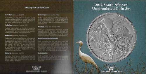 2012 SOUTH AFRICAN UNCIRCULATED COIN SET