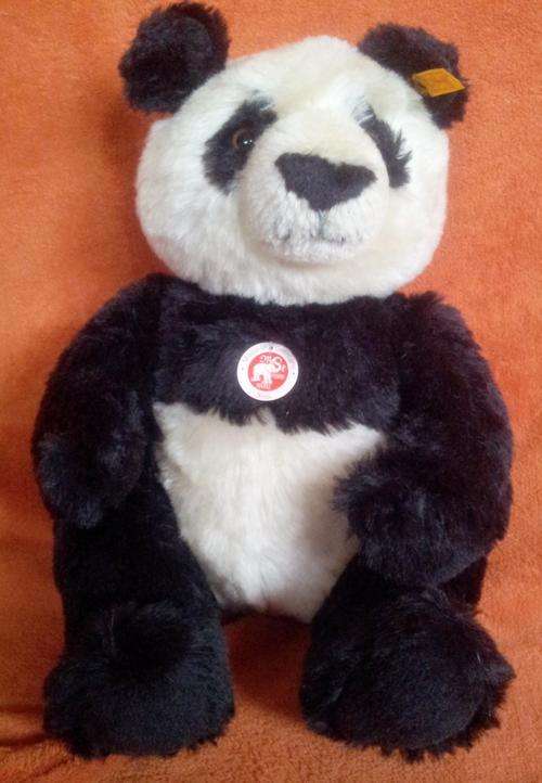 Steiff SIRO mohair panda Five way Jointed EAN 060144