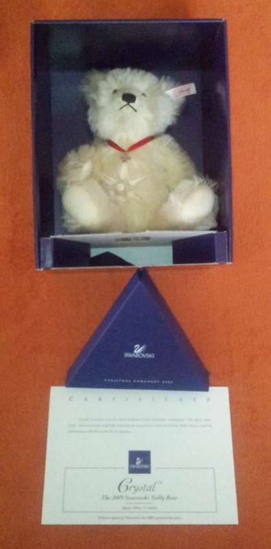 Steiff Crystal 2005 Swarvski Bear EAN 668401