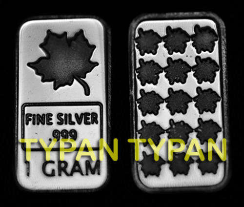 Canadian Maple Solid .999 Pure Silver 1g Coin + FREE medallion