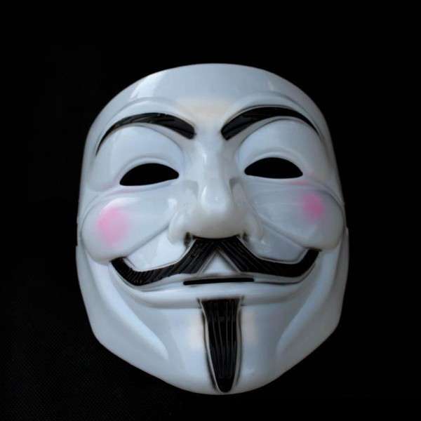 Guy Fawkes V for Vendetta Anonymous Plastic Mask