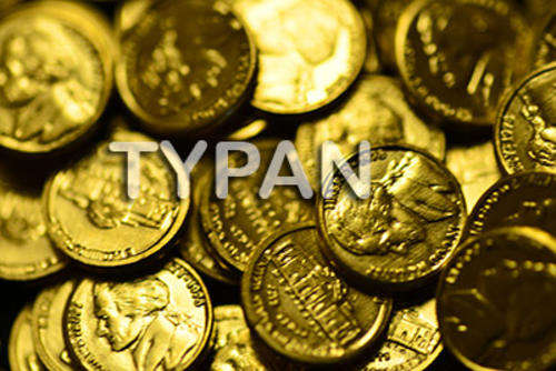 American Jefferson Gold Clad Coin-Ore-Nugget