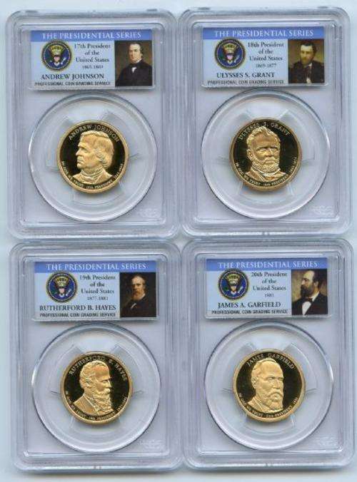 2011 US Presidential Dollar Set PCGS PR69DCAM