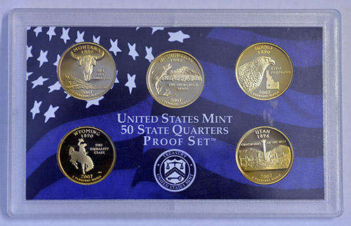 2007 United States Mint 50 State Quarters Proof Set
