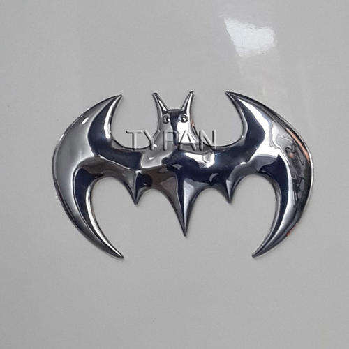 Batman Decal Chromed Metal Sticker