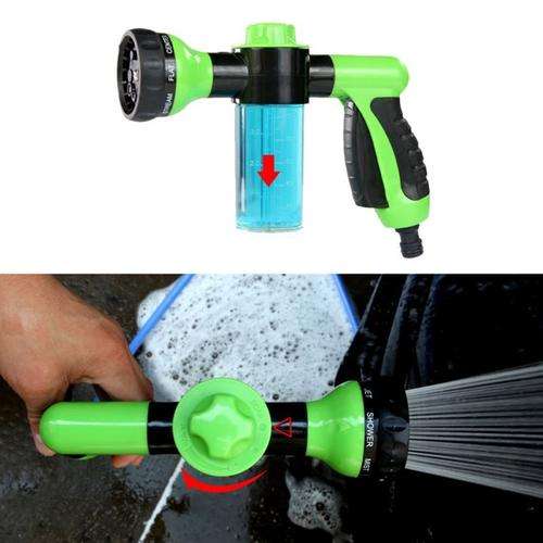 Multi-functional Foam Car Washer/High Pressure Sprayer - Green only