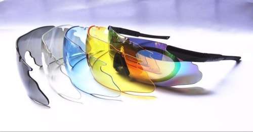 Military Goggles 5 Lenses RX Inserts Semi-Rimless Army Sunglasses