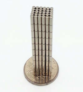 Neodymium Rare Earth Cylinder Magnets 2X5mm