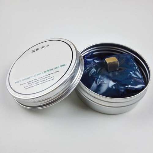 ***LOCAL STOCK*** Playdough Rubber Mud Plasticine Silly Putty Magnetic clay Blue