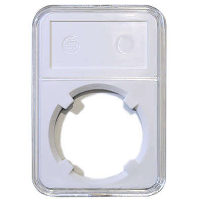 NGC styled COIN DISPLAY SLAB with 39mm silicone rubber insert