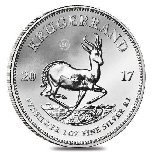 2017 KRUGERRAND 1oz silver coin Premium Uncirculated with COA