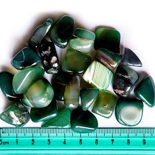 Gemstone  green agate gravel 100g