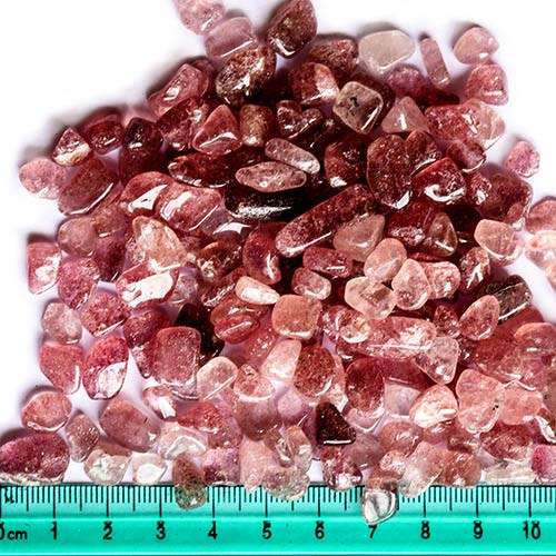 Gemstone strawberry crystal 100g