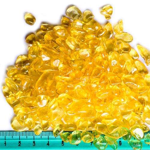 Gemstone yellow topaz rubble 100g