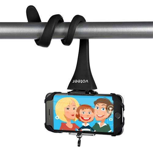 Flexible selfie monkey stick monopod gorilla holder for GoPro iPhone camera