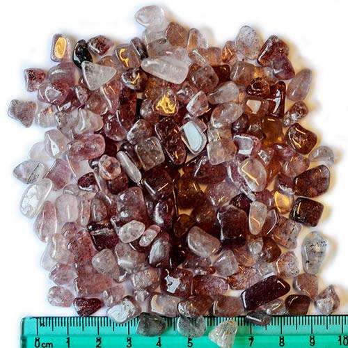 Gemstone strawberry crystal 100g