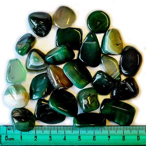 Gemstone  green agate gravel 100g