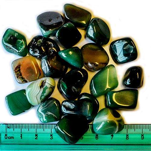 Gemstone  green agate gravel 100g