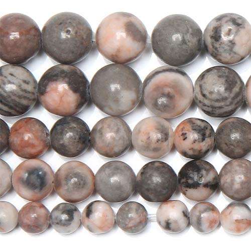 Pink Zebra Jaspers Round Loose Beads 10,5mm