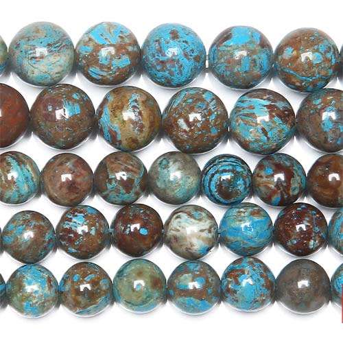 46 Blue Crazy Lace Agates 8,4mm Loose Beads