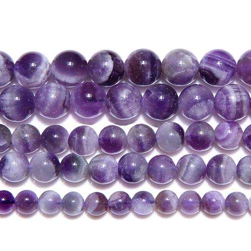 40 Dream Lace Purple Amethysts Crystals 10mm Beads