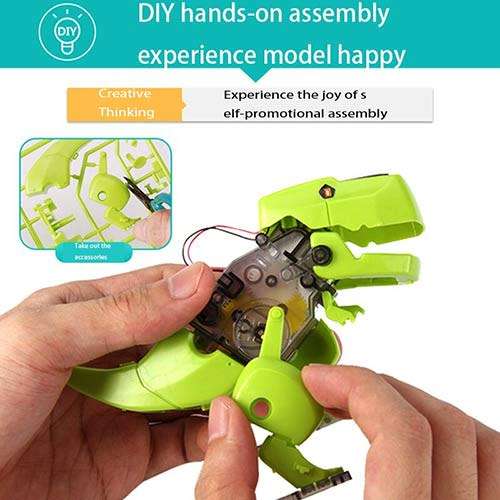 DIY 4 in 1 Solar powered Robot Transformer dinosaur Robot