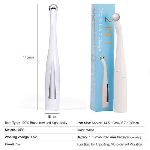 2 in 1 Eye Massager Anti Aging Wrinkle Eye Reliever