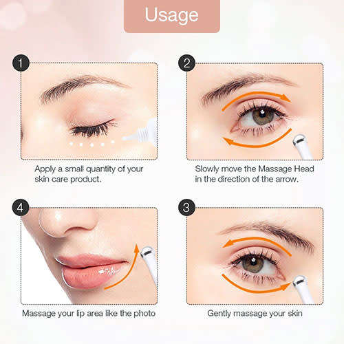 2 in 1 Eye Massager Anti Aging Wrinkle Eye Reliever