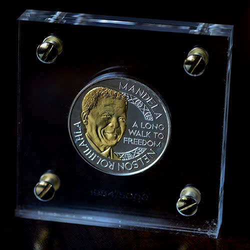 2014 Mint of Norway Mandela Father of the Nation 100g pure sterling silver proof mintage 5000