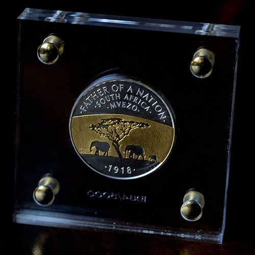 2014 Mint of Norway Mandela Father of the Nation 100g pure sterling silver proof mintage 5000