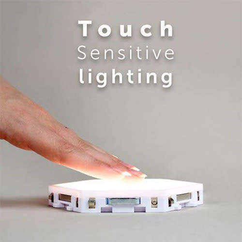 Quantum lamp LED magnetic Hexagonal modular touch lights (5 pack)