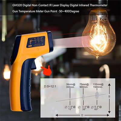 Benetech infrared pyro thermometer