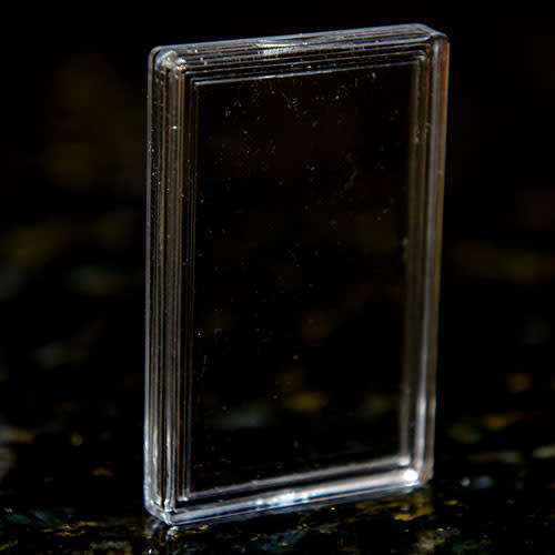 Clear Rectangular Bullion Bar Holder Slab for Sunshine Silver Bars and similar bar slab