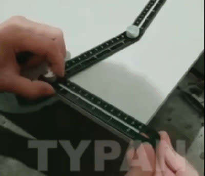 6 sided Multi Angle Measuring Ruler Hole Locator