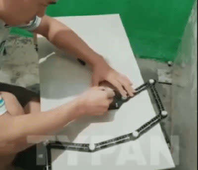 6 sided Multi Angle Measuring Ruler Hole Locator