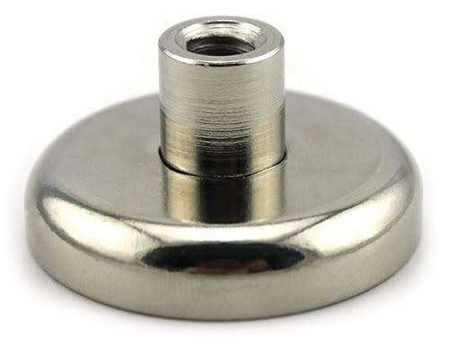 Neodymium 25mm Diameter Hook Magnet 25kg Breakaway