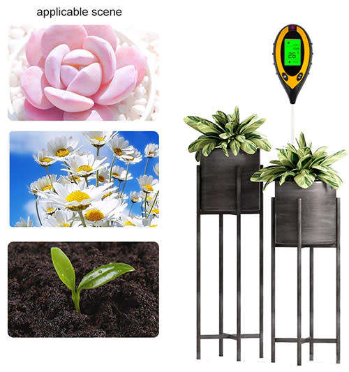 4 In 1 Soil Meter PH Moisture Temperature Digital Tester