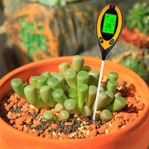 4 In 1 Soil Meter PH Moisture Temperature Digital Tester