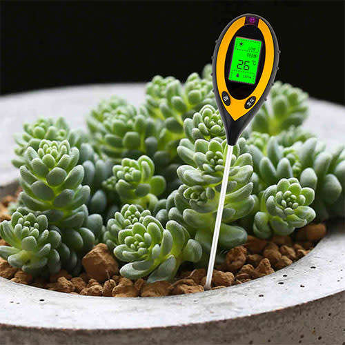4 In 1 Soil Meter PH Moisture Temperature Digital Tester