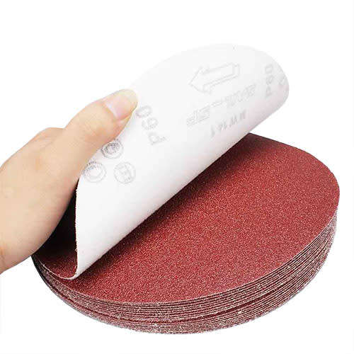 180mm Round 60 Grit Hook and Loop Sanding Disc Velcro backed Sandpaper