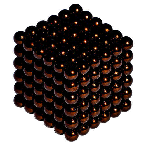 216 Neodymium 5mm Neocubes magnetic balls AZTEC BRONZE sphere buckyballs in Tin