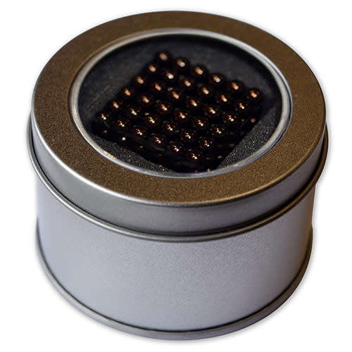 216 Neodymium 5mm Neocubes magnetic balls AZTEC BRONZE sphere buckyballs in Tin