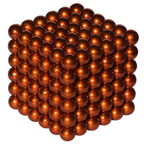 216 Neodymium 5mm Neocubes magnetic balls SUNSET BRONZE sphere buckyballs