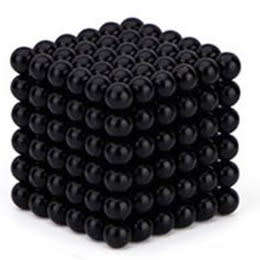 216 Neodymium Neocubes 5mm magnetic balls BLACK magnet sphere buckyballs
